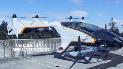 Vahana, l'autre concept de Taxi Volant d'Airbus